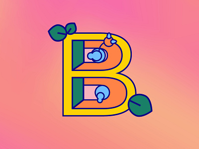 B for 36 Days of Type 2d 36days 36daysoftype aftereffects alphabet bellapark graphic illustration junghyunpark lettering motion design motiongrapher nyc type typography art vector