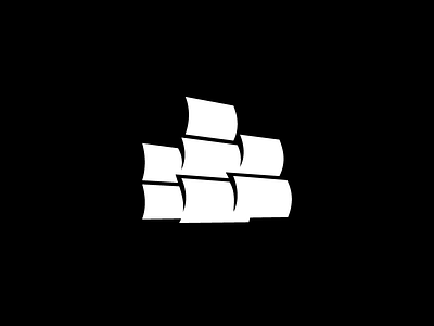 Logo concept for a website about logo & UI design flag logo pirate sail sailboat ship ui warship web development