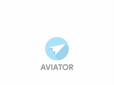 Aviator graphic design logo