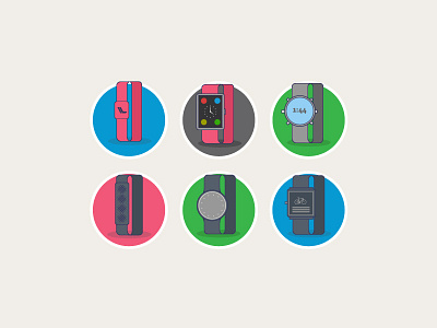 Fitnessband Icons