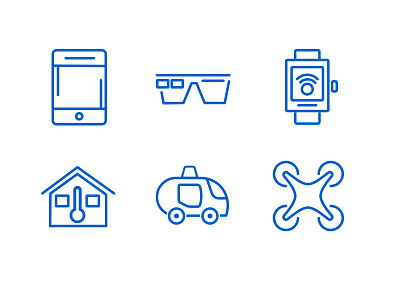 IoT Icons devices icon icons internet of things iot smart