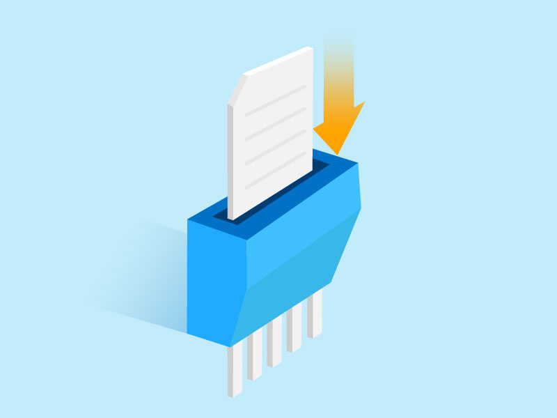 File Deletion Icon vector technology team product illustration file data icon