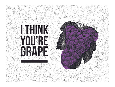 fruit friendships | grapes branding design grapes illustration stationery vintage