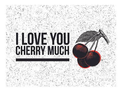 fruit friendships | cherries branding cherries grapes illustration stationery vintage