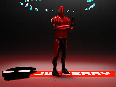 Apen Model 3d 3d render art character character design digital art digitalart jw.berry maya red
