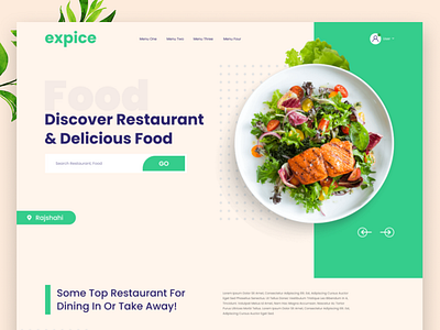 Restaurant & Food Landing Page