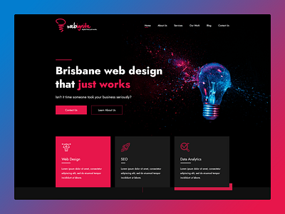 Web Ignite | Digital agency website redesign