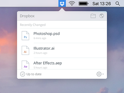 Dropbox Dropdown