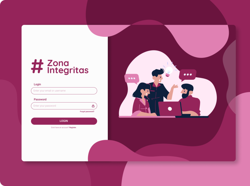 Dashboard Login by Revli on Dribbble