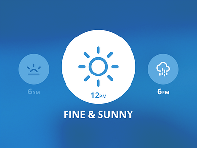 Fine & Sunny glyphs icons lil ui kit sun sunny weather