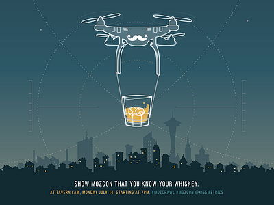 MozCon Whiskey Challenge Poster