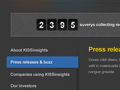 KISSinsights about concept about data kissinsights ticker