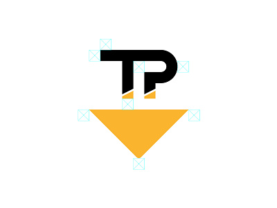 TP Monogram arrow branding logo logo design logo mark tp
