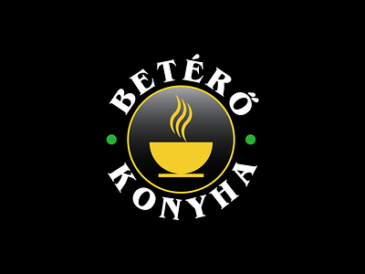 Betérő Konyha branding food logo restaurant vector