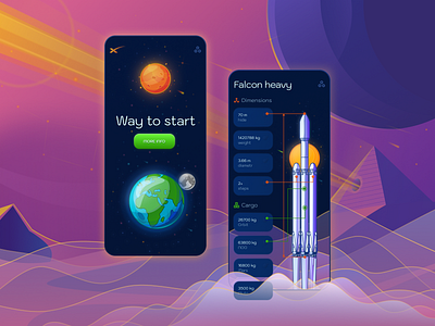 Application Way to Mars app app design application design illustraion illustration app illustration design illustrations／ui interface space spacex ui ui application ui design uidesign user interface user interface design userinterface vector app