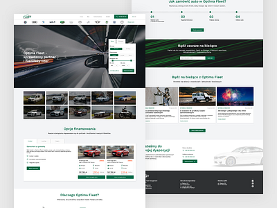 Car Fleet Website car design fleet fleet management ui webdesign website