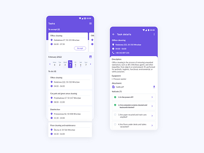 Mobile Employees Task Management App 👷‍♂️ app management mobile app ui ux