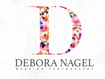 Debora Nagel boutique logo branding package creative logo custom logo design floral logo handwritten logo logo design photography logo signature logo simple logo wedding logo
