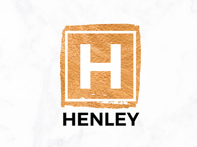 HENLEY boutique logo branding package creative logo custom logo design floral logo handwritten logo logo design signature logo simple logo