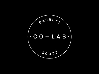 Co—lab logo 2015 barber branding lincoln logo photographer type typography