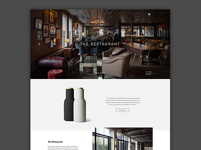 The Lounge — Web 2 WIP bar branding digital food london music responsive restaurant web wip