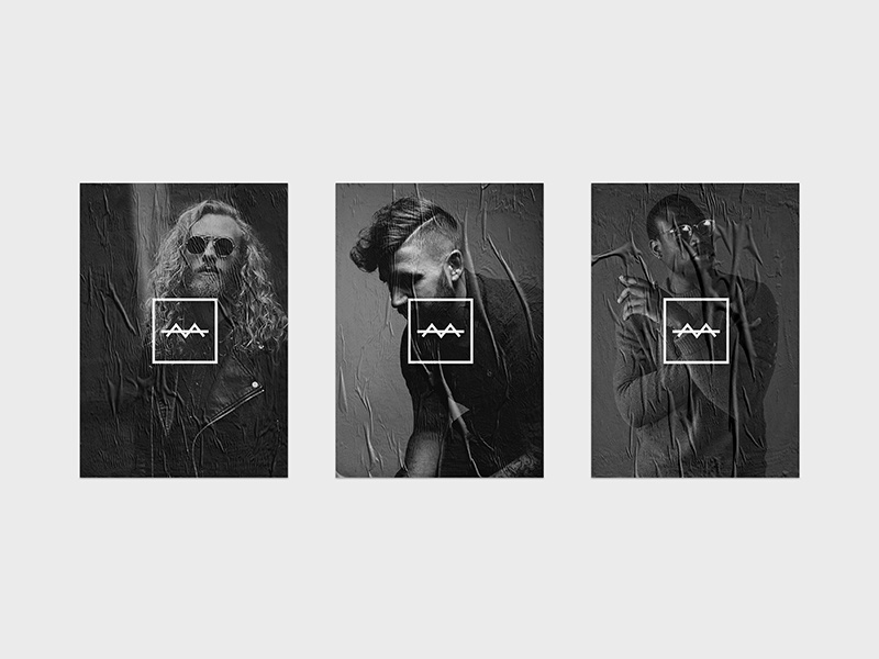 MB by The Gentry Posters mono photography brand fashion mark minimal typography posters logo branding