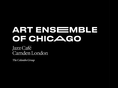 Art Ensemble of Chicago branding jazz logo mark minimal mono music symbol type typography