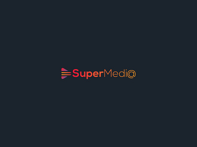 SuperMedia Logo app icon logo design youtube