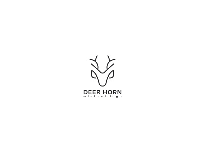 Deer logo branding design logo logo design minimal vector