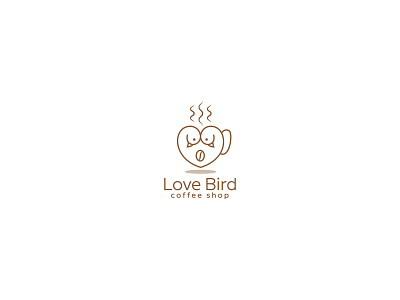 Love Bird Coffee shop branding design icon illustration logo logo design vector