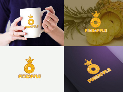 Pineapple-Logo branding design illustration logo logo design vector