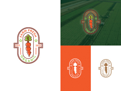 Farm vintage Logo app branding design illustration logo logo design typography ui vector