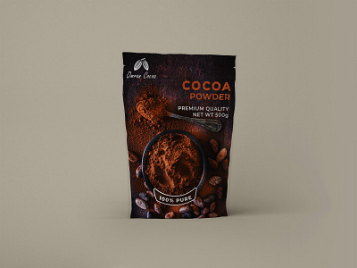 Cocoa Powder Packaging branding cocoa powder packaging graphic design