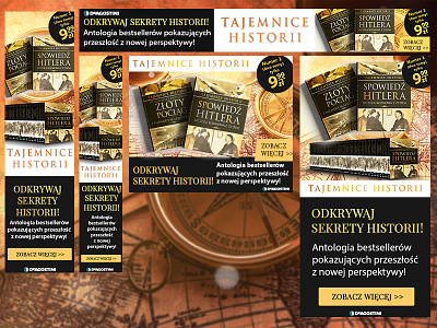 Tajemnice Historii advert advertise book books commercial design digital