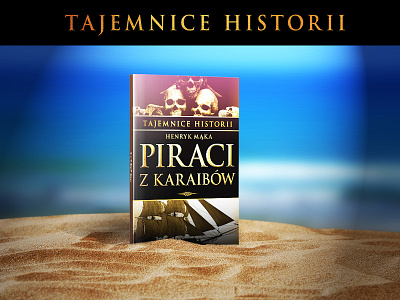 Tajemnice Historii advert advertise banner banner ad book books commercial digital illustration pirate pirates pirates of the caribbean