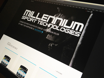 MST business ecommerce flat minimal responsive rwd sports ui ui design web web design website