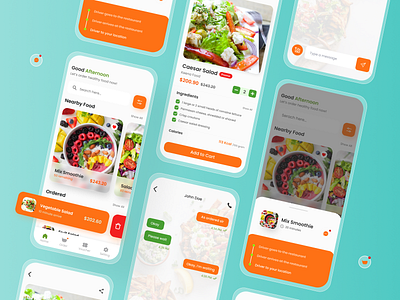 Healthy Food Delivery App by Indriyani Puspita on Dribbble