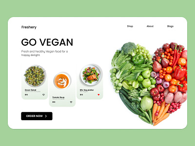 Vegan app branding color commercial design food food app ui ux vegan vegan food web