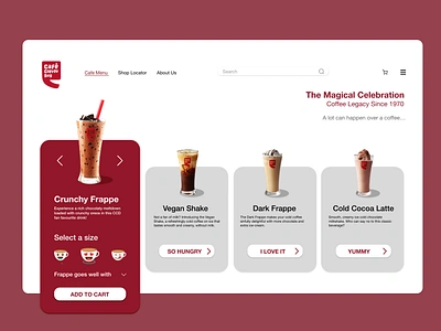 CCD branding coffee commercial design illustration ios design ui ux web