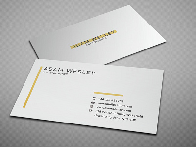 Business Card Template - Freebie branding business card design free business card freebie psd template visiting card