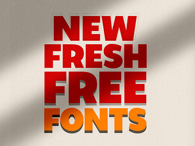 Free Fonts - 22 Latest Fonts