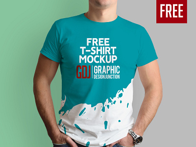 Freebie: T-Shirt Mockup (Men Tshirt)