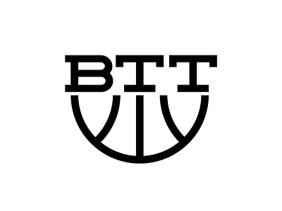 BTT Logo 1 ball basketball branding design identity logo mark sports branding sports logo symbol typography vector