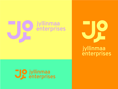 Jyllinmaa Enterprises Logo Lock-ups branding design identity logo mark symbol typography vector