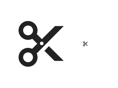 Scissors benedik glyph icon pictogram scissors symbol vector