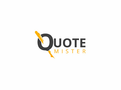 Logo concept for Quotebook logo quote veensv
