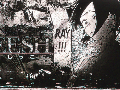 The Promised Neverland Header for Peesh abstract design banner ad banner design brushes design font awesome mangaart resources texture brushes textures typography