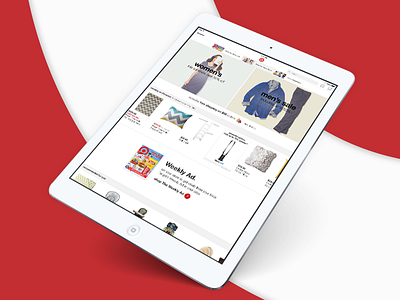 Target iPad Case Study app design ipad