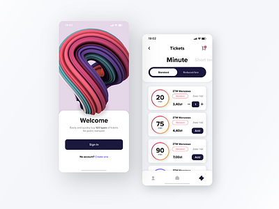 Ticketing app concept