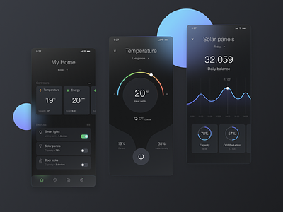 Smart Home - mobile app design